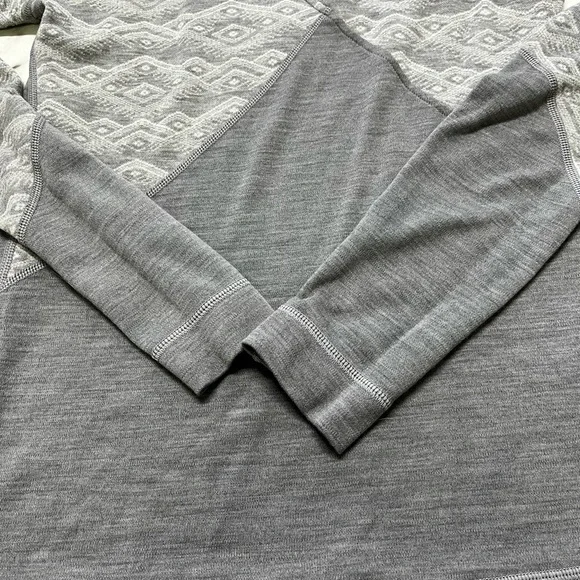 Smartwool Gray Merino 250 Crossover Neck Top - Picture 6 of 9